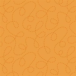 One Switch, Two Stitch patchworkstof - Orange